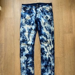 AUTHENTIC Alexander McQueen MCQ ACID WASHED DEMIN JEANS 31